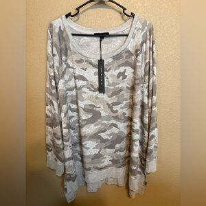 Jane and Delancey Camouflage Sweatshirt
